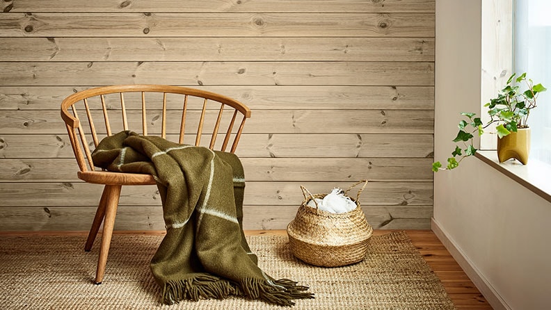 Kulören i bilden är Nordsjö Natural Treehouse