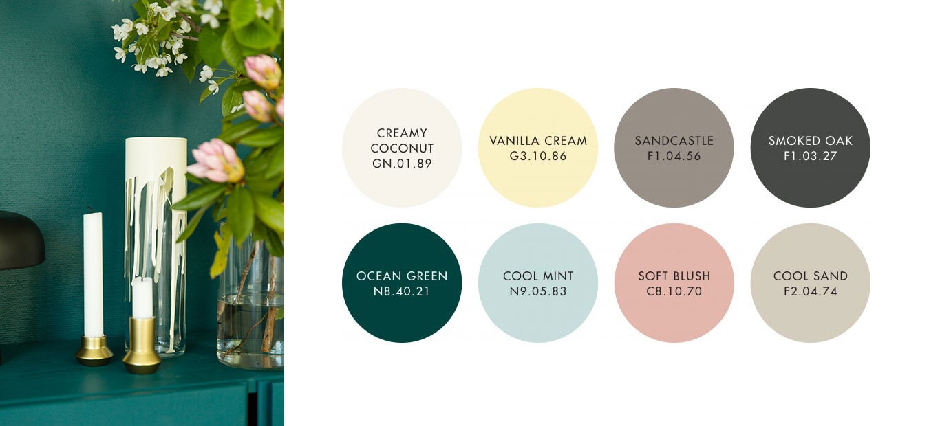 Mal Billy skab i en  grøn farve