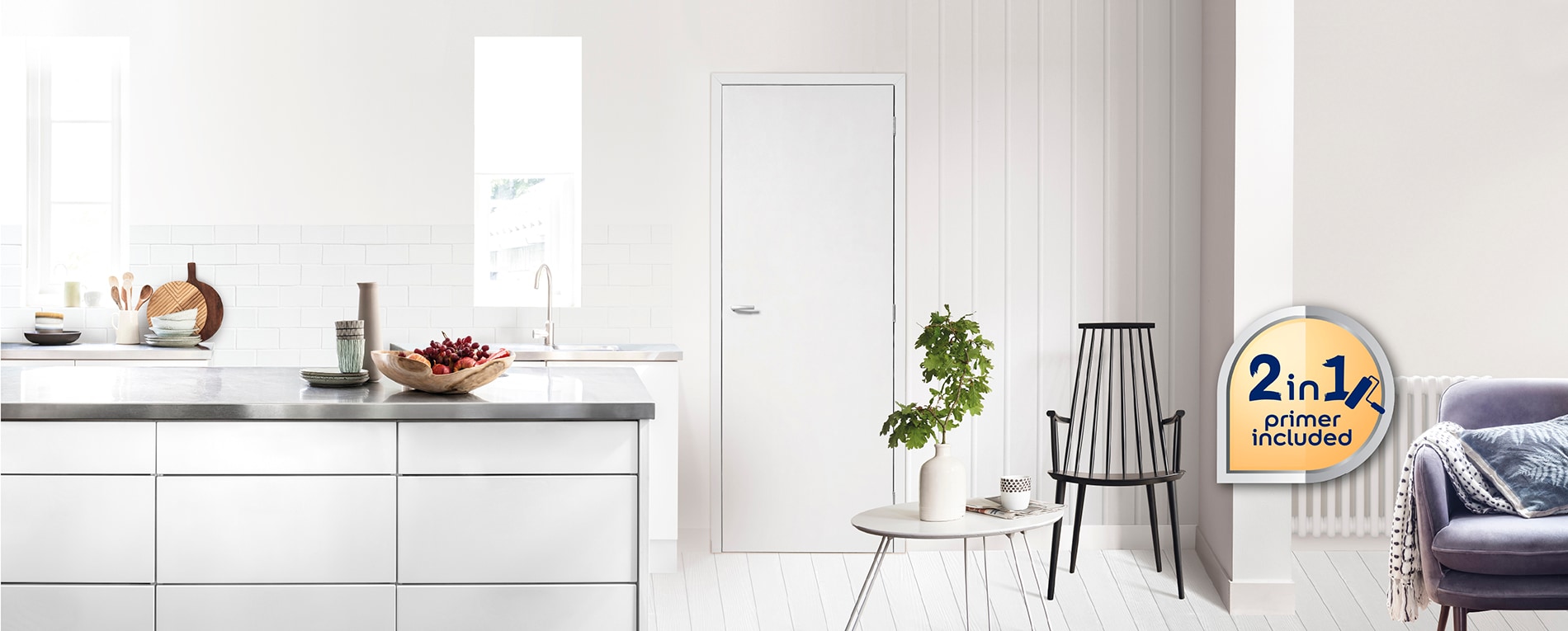 Naujausios kartos Sadolin „du viename“ dažai Simply Refresh