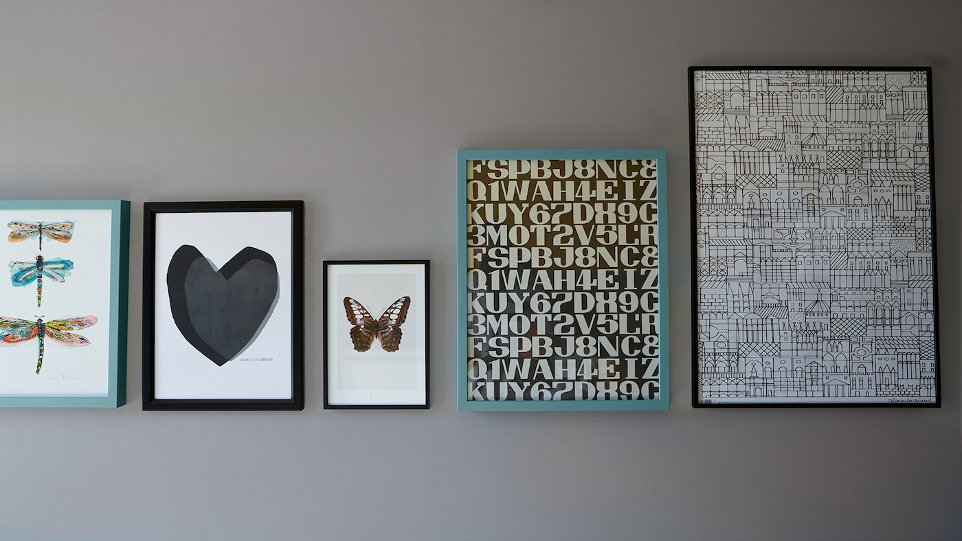 Give new life to your photo frames by decorating them with leftover paint.