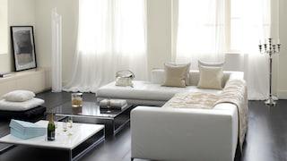 Use subtle whites for a light-filled space