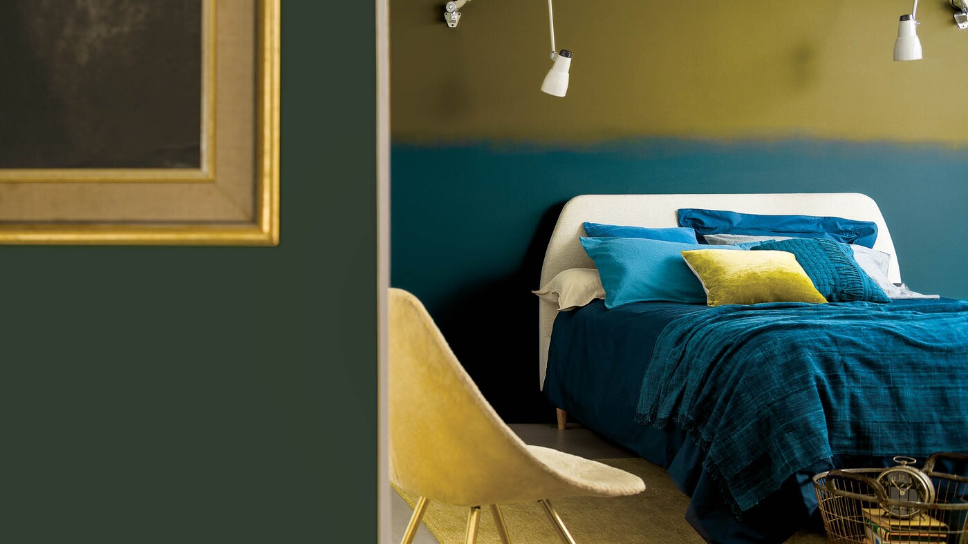 Soft, dreamy blues are a popular choice for bedrooms and for good reason: these soothing, optimistic shades have been proven to aid sleep, encourage relaxation and lower blood pressure.