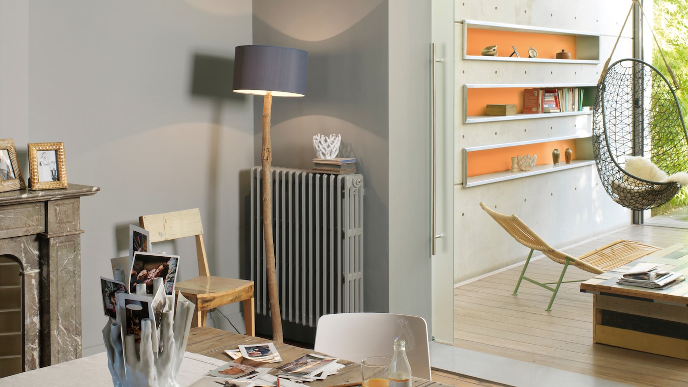 Cool grey works well to add a sense of understated style.
