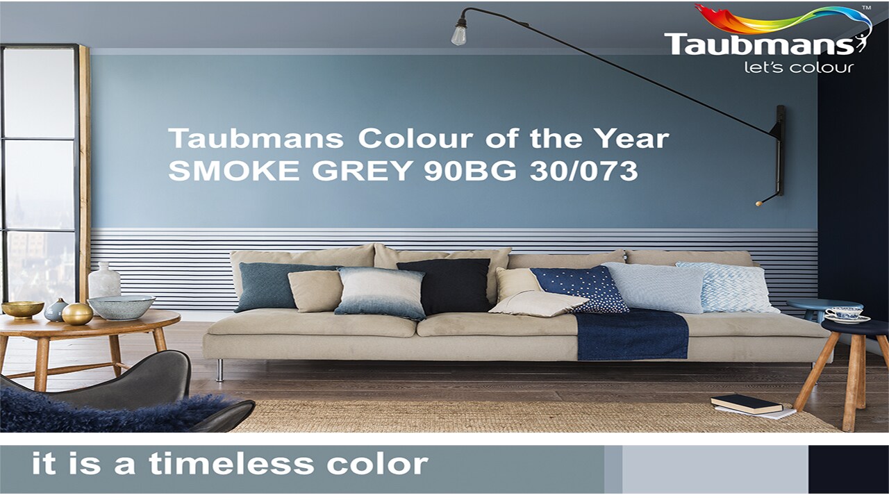 The colour of the year 2017 is SMOKE GREY.  Perfectly capturing the mood of the moment, it is a timeless and versatile blue that takes on a diﬀerent characteristic depending on the light, colour combination and situation.