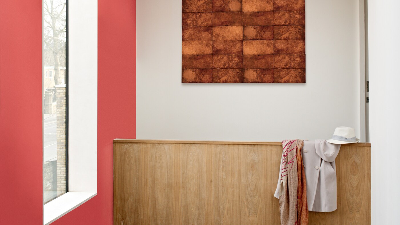 Carry wall colour up onto the ceiling for a dramatic look.
