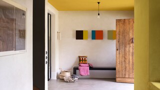 Are you tired of the same old corridor? Adopt a vibrant colour