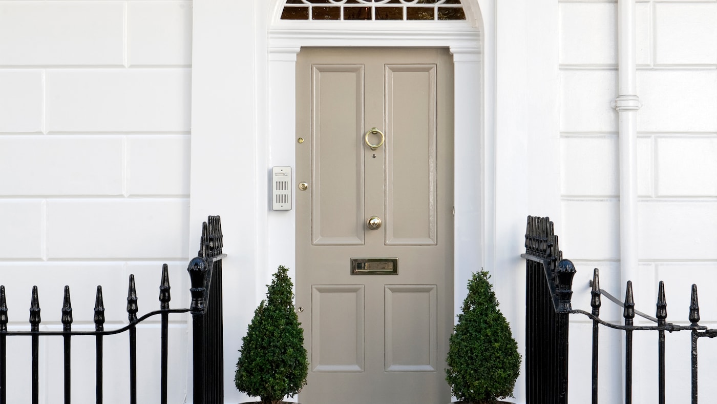 Tired of your front door? Give your front door a touch up with warm, attractive colours.