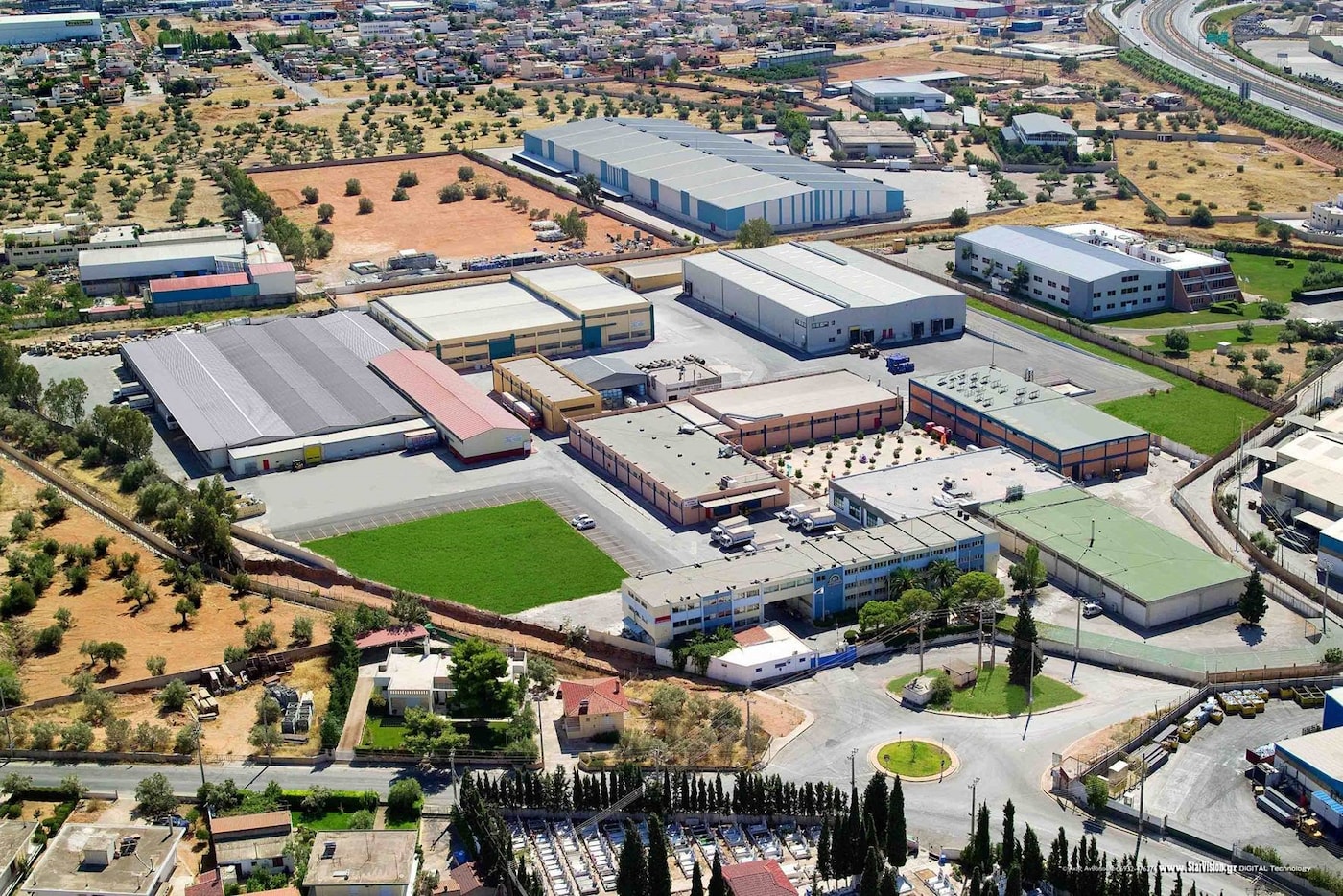 Το εργοστάσιο στη Μάνδρα Αττικής σήμερα