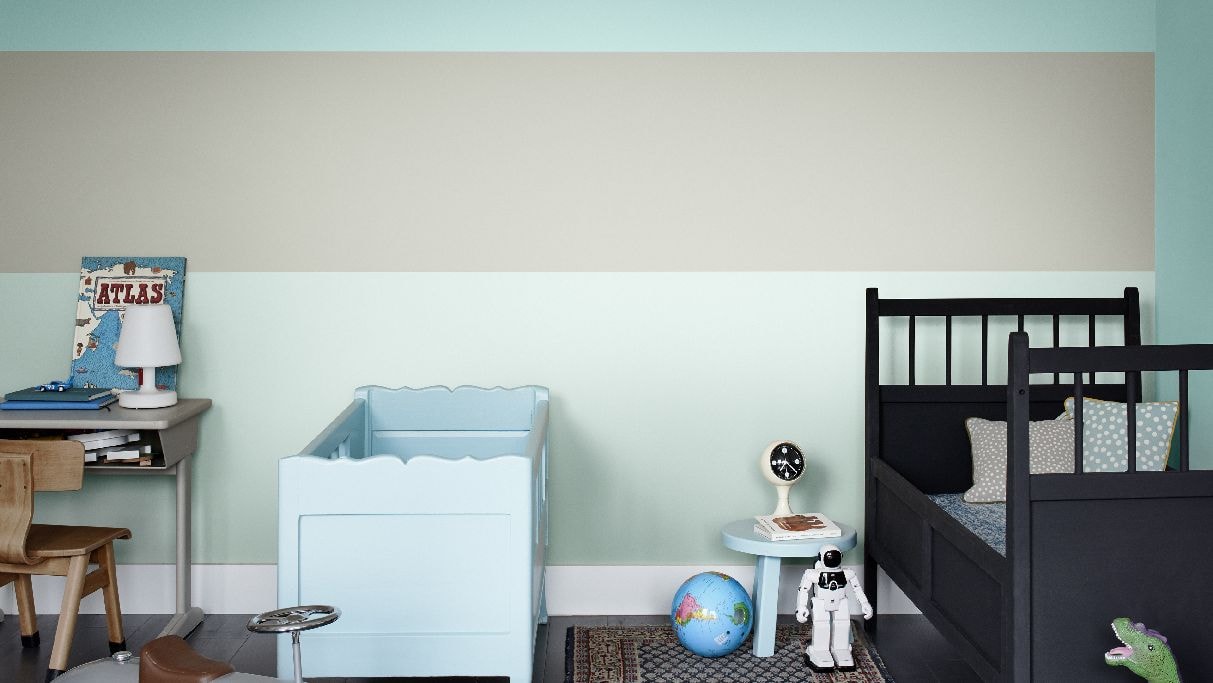 Τρία Χρώματα στους Τοίχους του Παιδικού Δωματίου