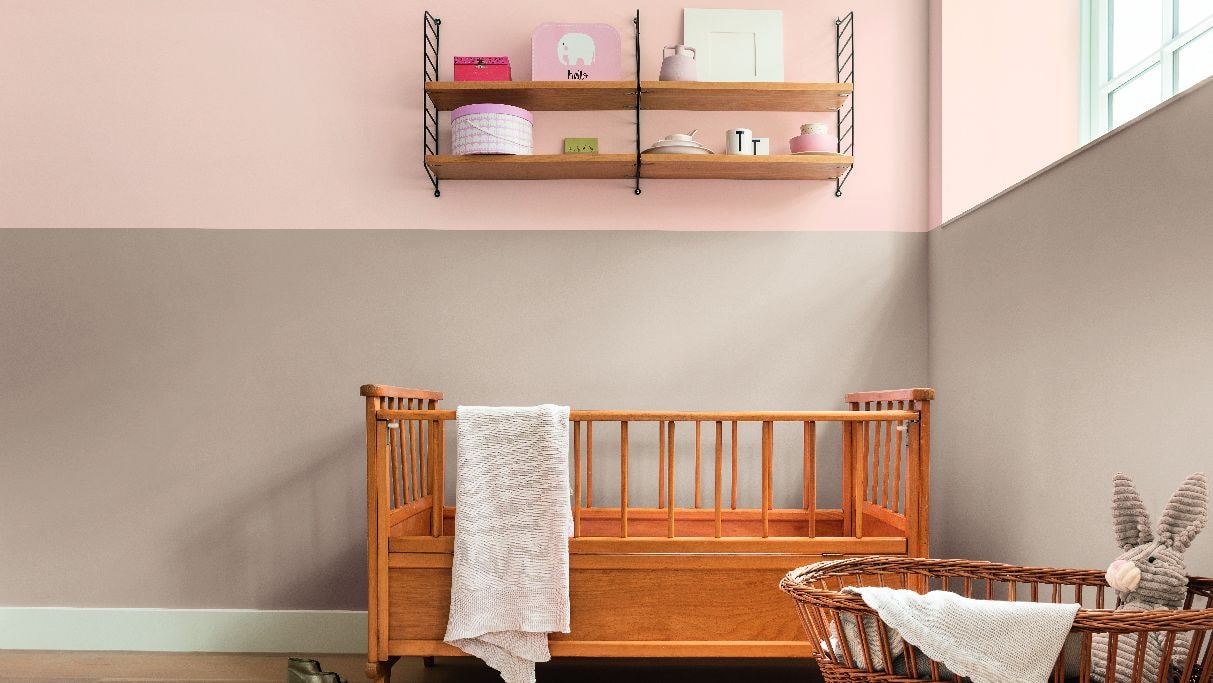 Συνδυασμός Γκρι και Ροζ στη Διακόσμηση Βρεφικού Δωματίου