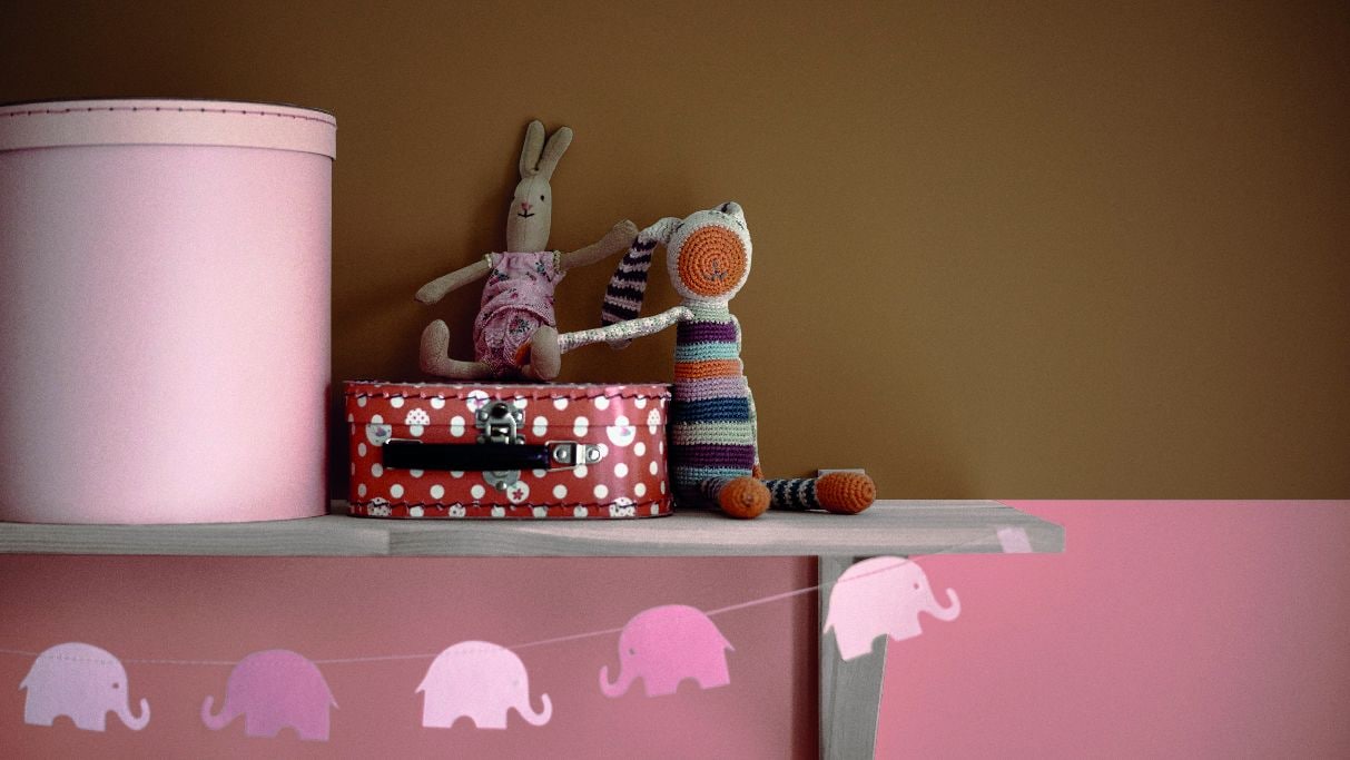 Διακόσμηση Βρεφικού Δωματίου με Διχρωμία στον Τοίχο