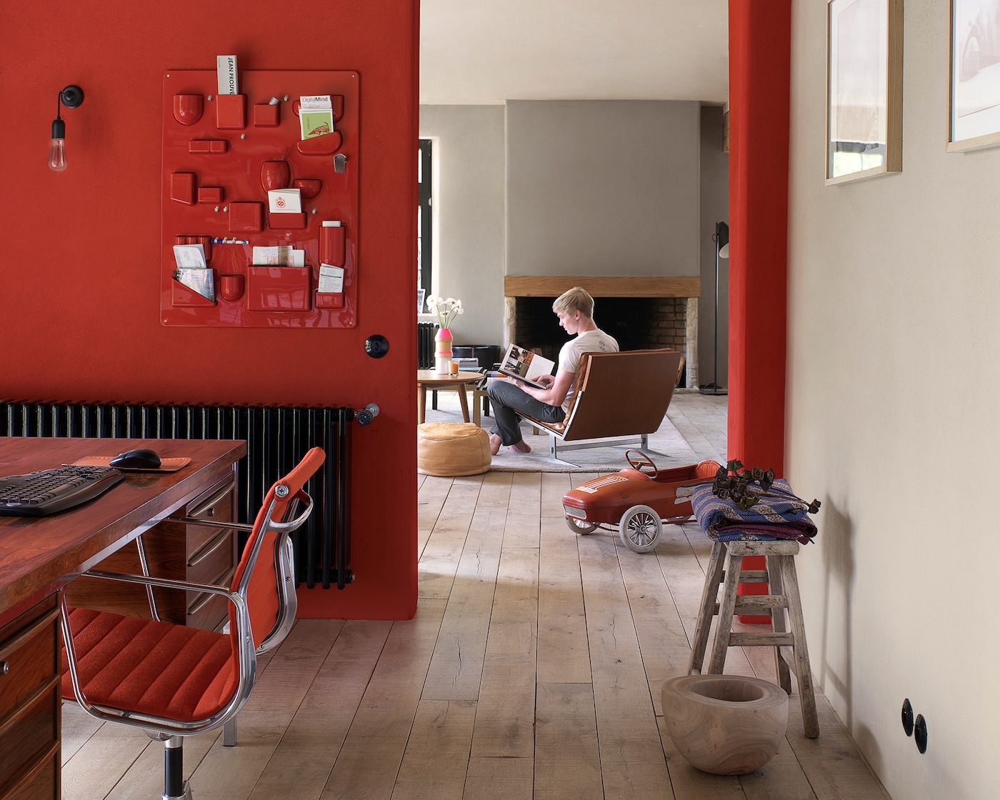 invigorate grey with glowing red