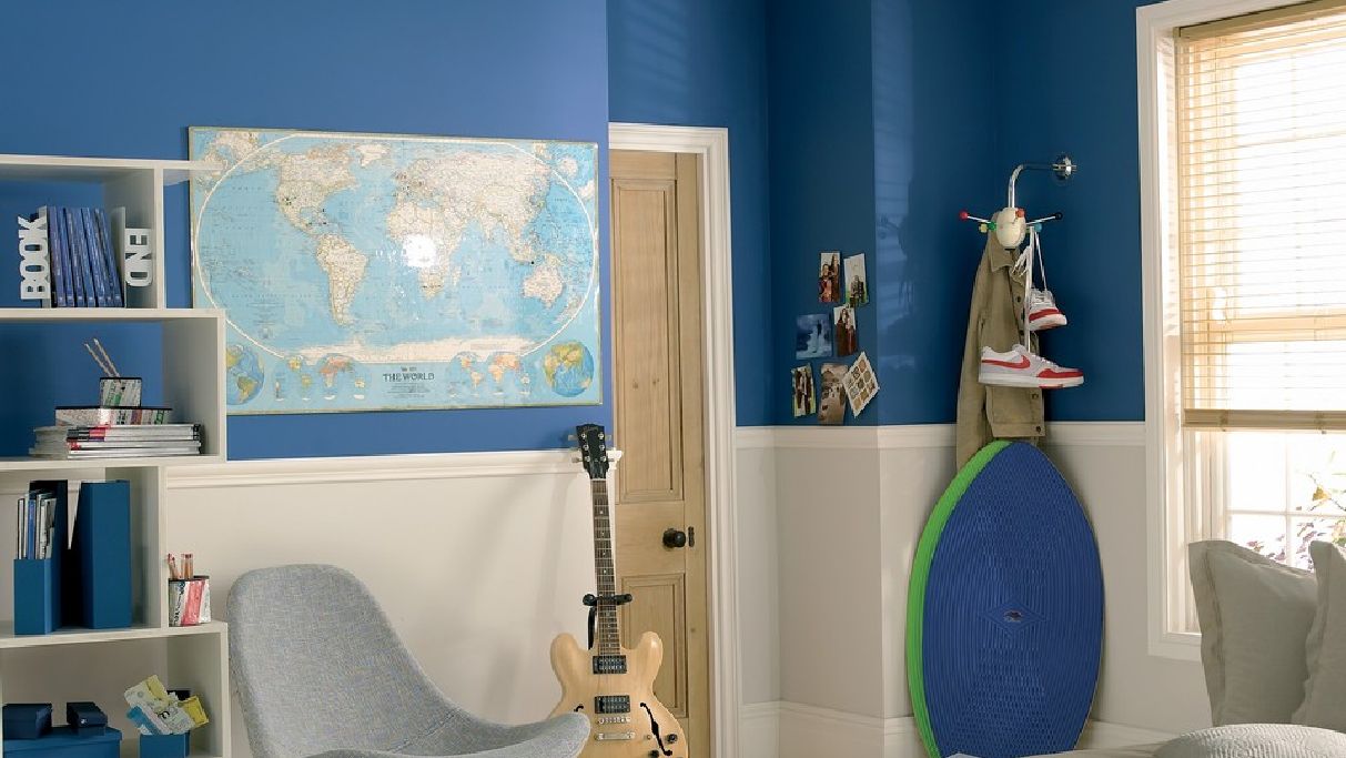 Διακόσμηση Παιδικού Δωματίου με Μπλε