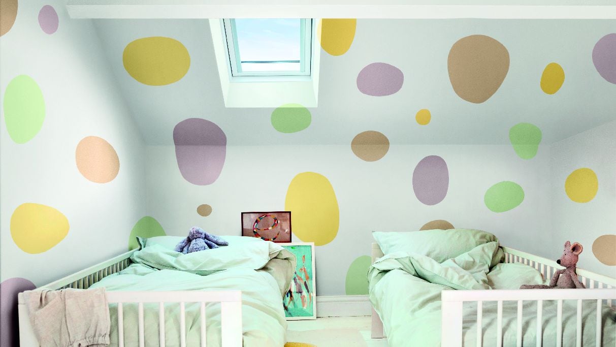 Διακόσμηση Παιδικού Δωματίου με Πολύχρωμες Βούλες