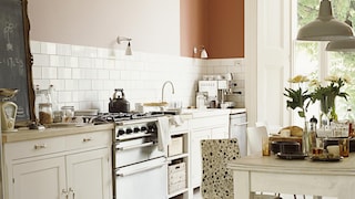Choose soft white in a country kitchen