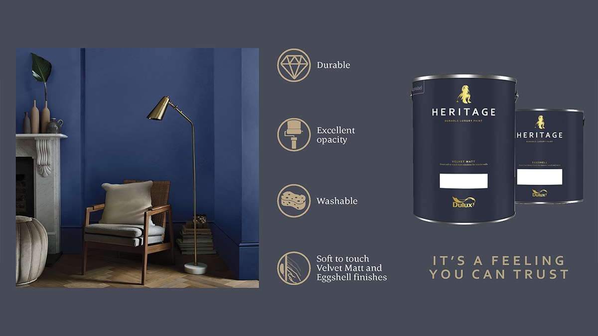 Image of a Heritage can with a living room painted in Heritage Colours