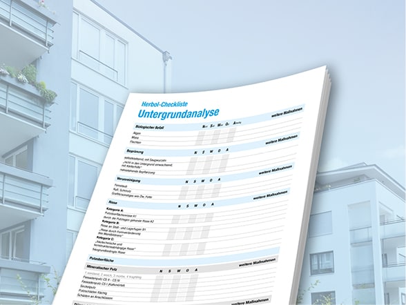 Untergrundanalyse checkliste