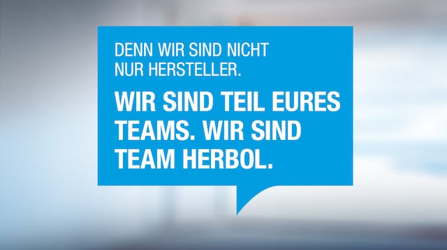 Wir sind Team Herbol - Slogan