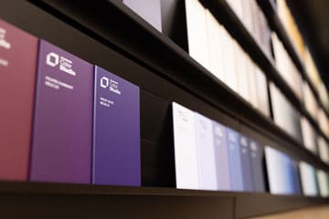 Mur de de couleur du concept AkzoNobel Color Studio en magasin