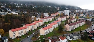 Flotte facader i Kjelsås, Norge