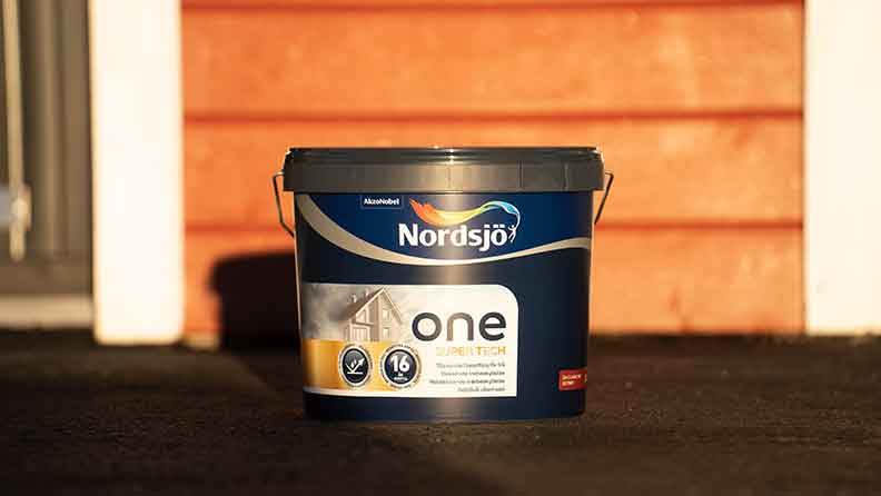 Nordsjö One Super Tech - självrengörande fasadfärg