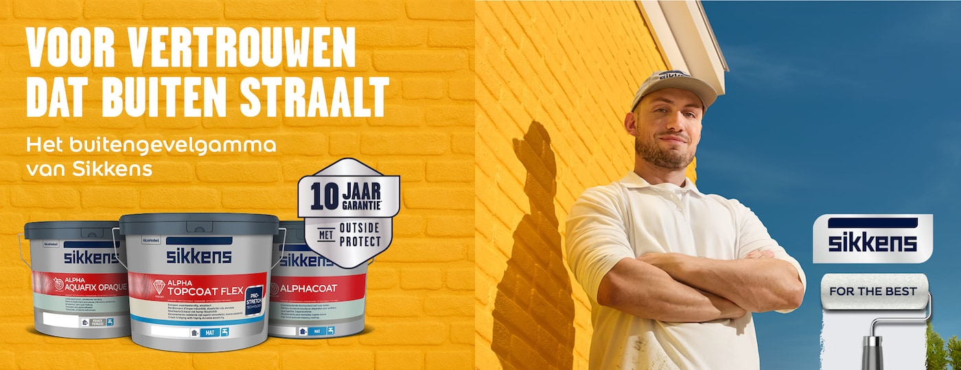Voor vertrouwen dat buiten straalt