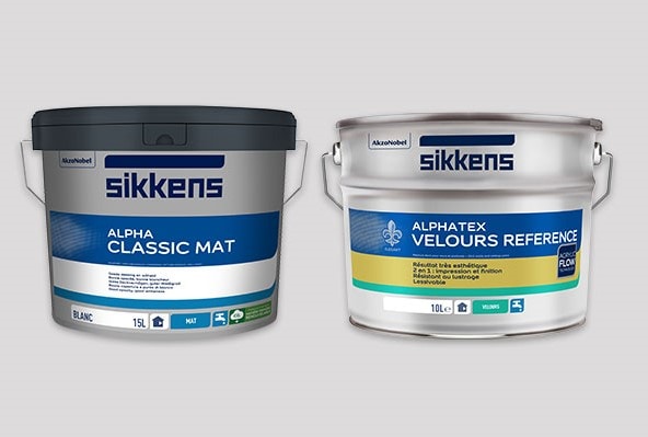 Nouvelles peintures Sikkens. 