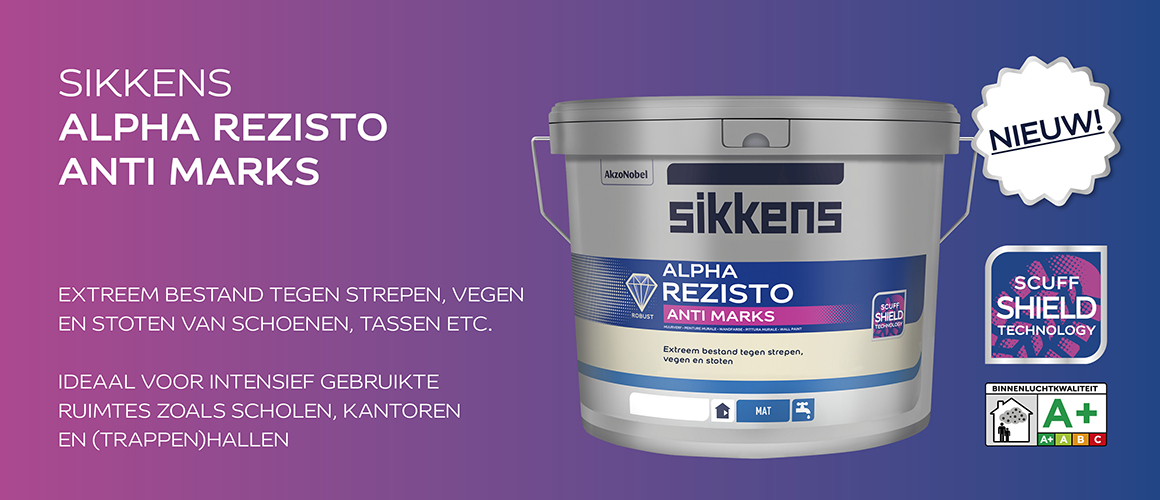 Nieuwe Alpha Rezisto Anti Marks: minder vlekken, meer kleur