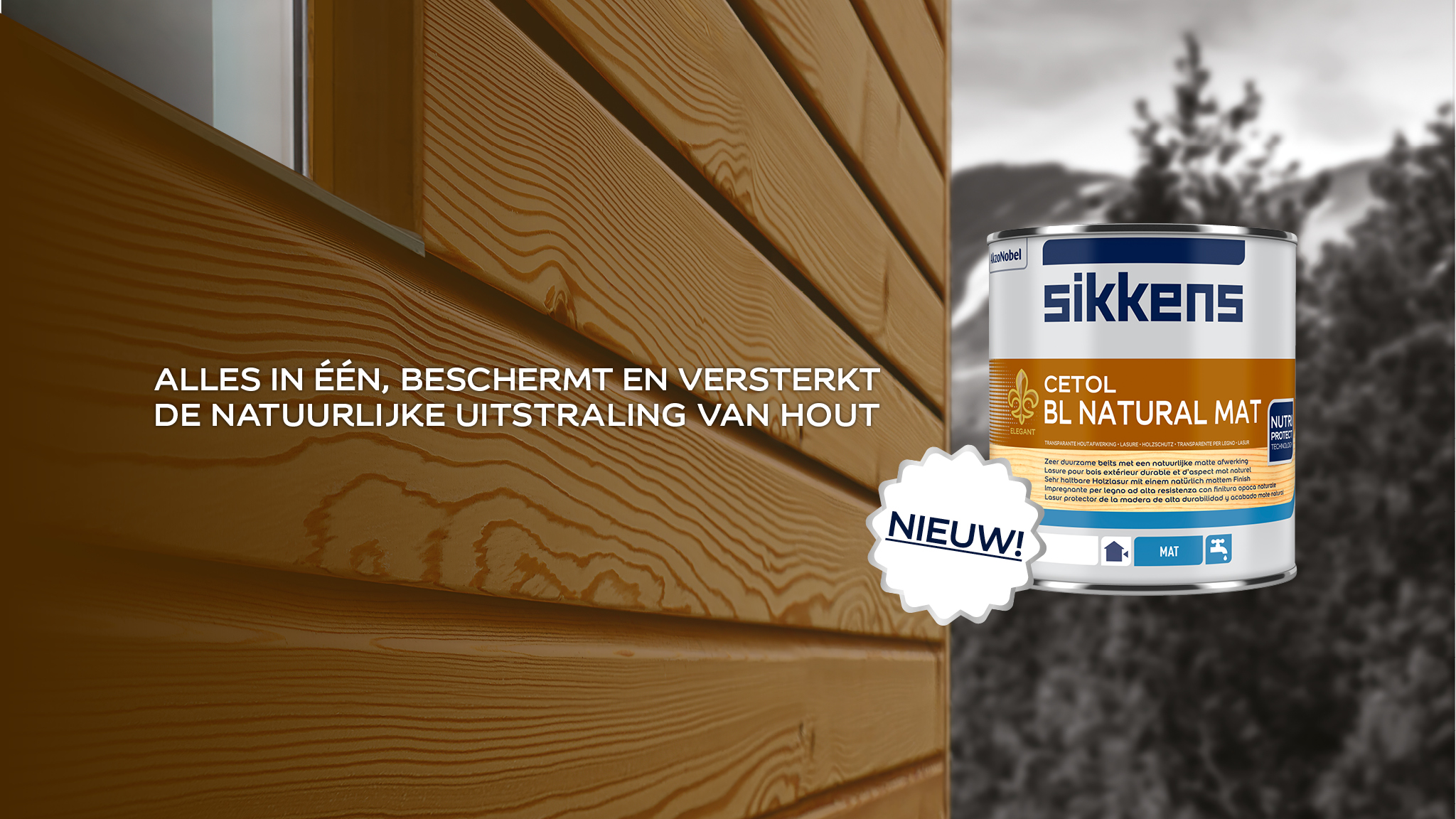 Cetol BL Natural Mat: duurzame matte beits voor hout