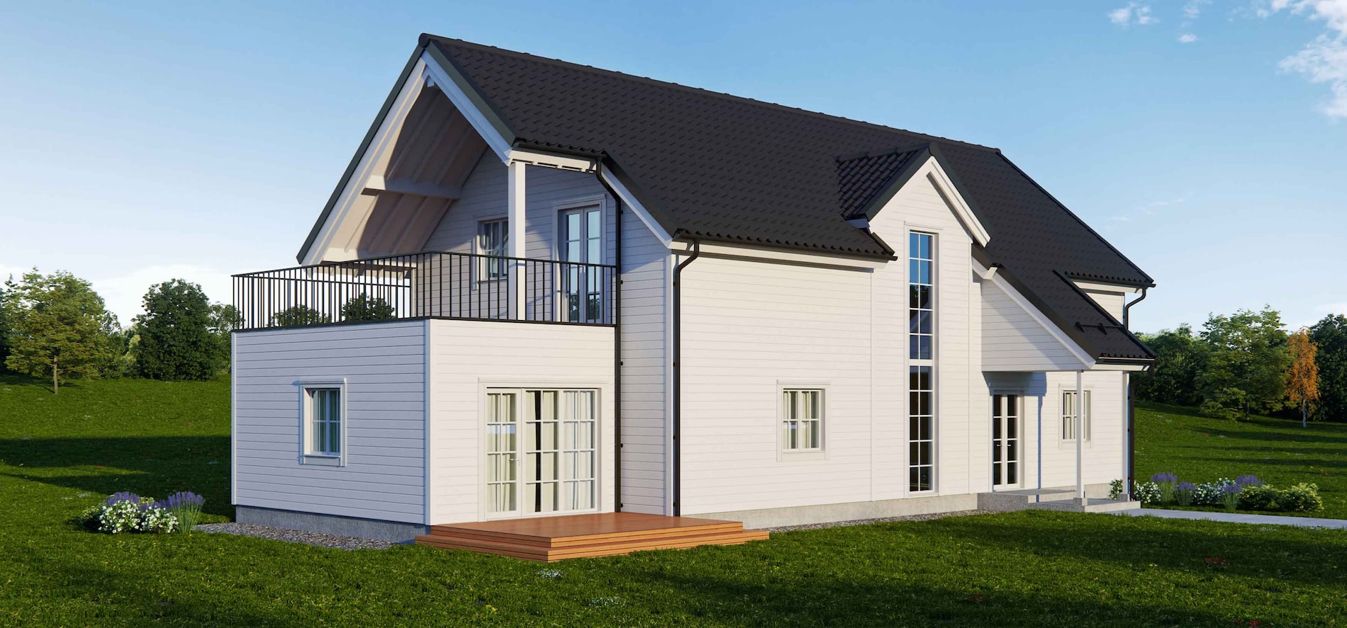 Pinotex krasa koka fasadem