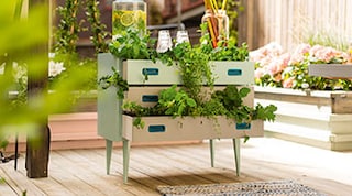 Male urteduftende kommode