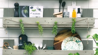 Male hylde i udekokkenet