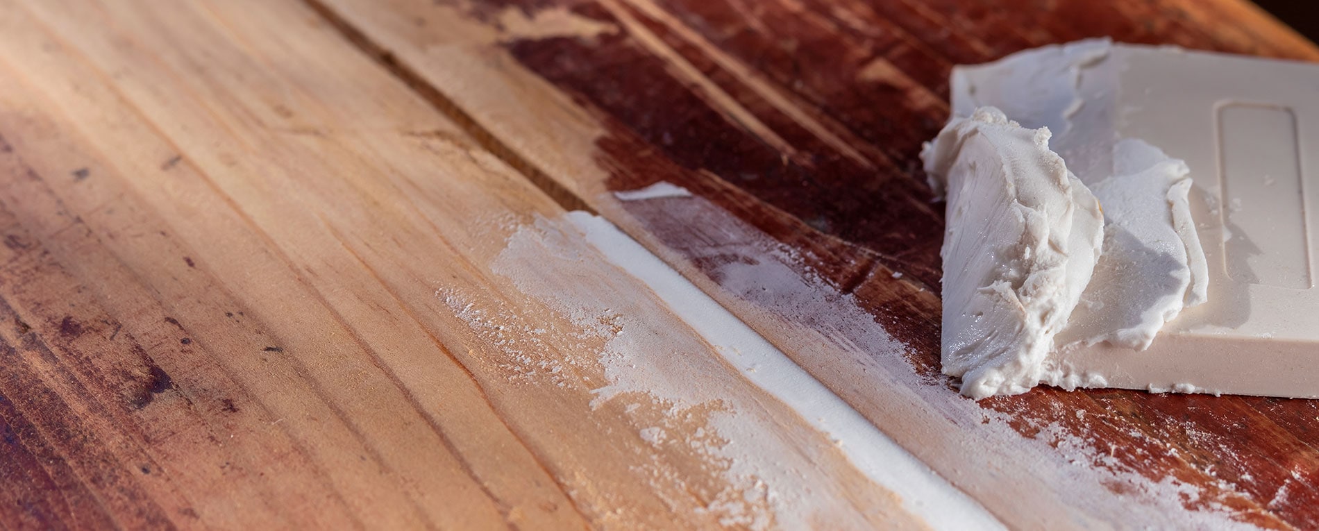 Repairing a wood surface